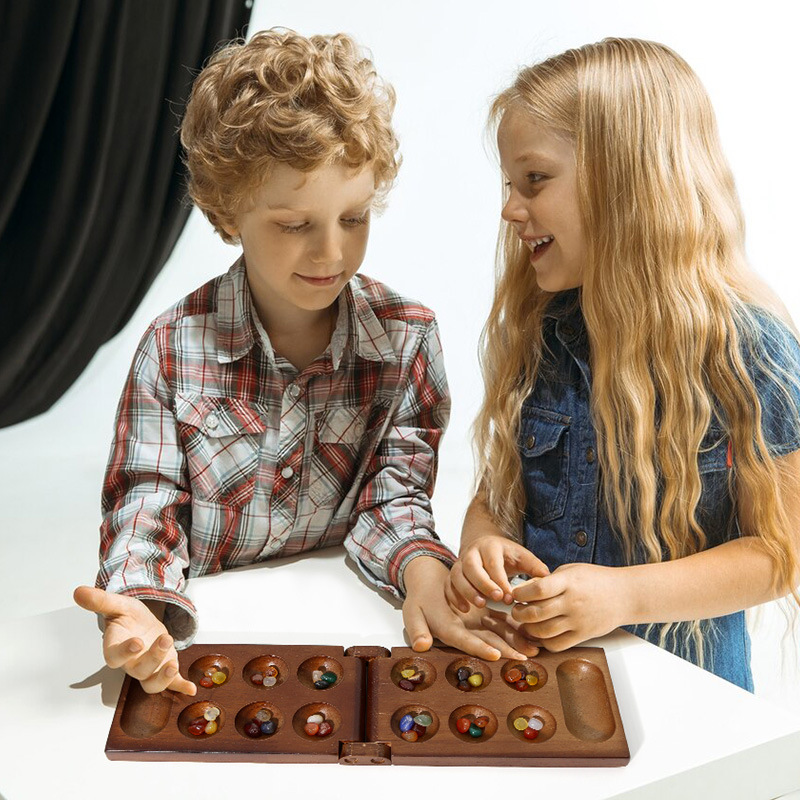 Ancient Mancala African Chess  - Chess Set Wooden recension och pris