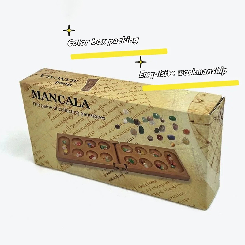 Ancient Mancala African Chess  - Chess Set Wooden recension och pris