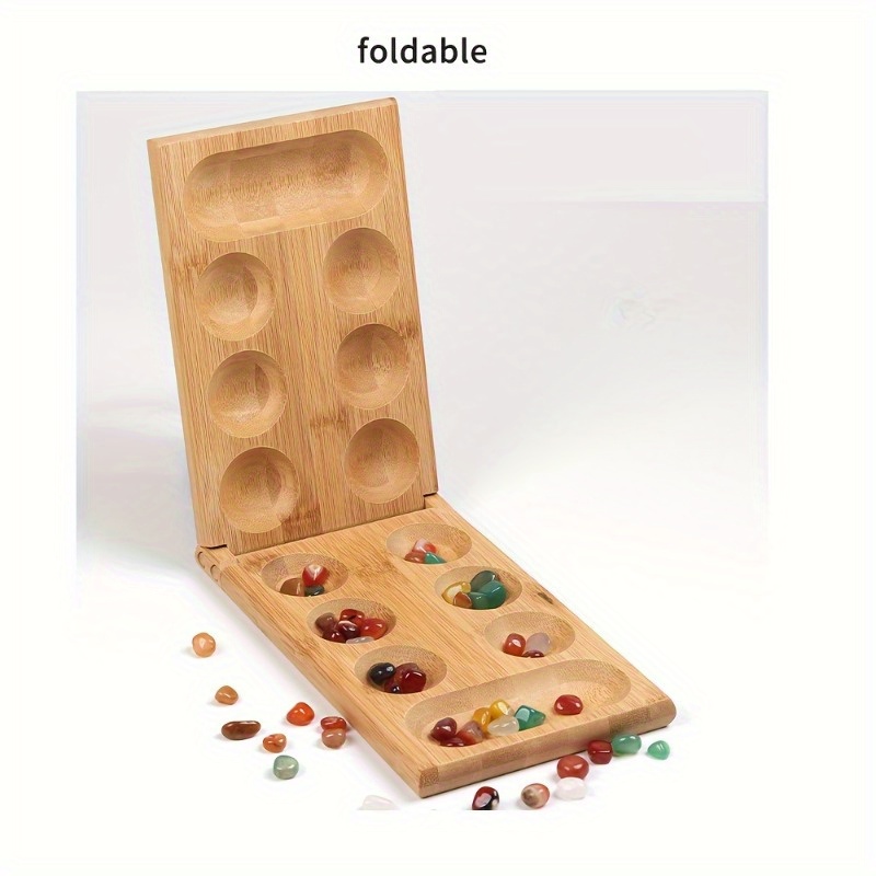 Portable Folding Wooden Mancal - Chess Set Wooden recension och pris