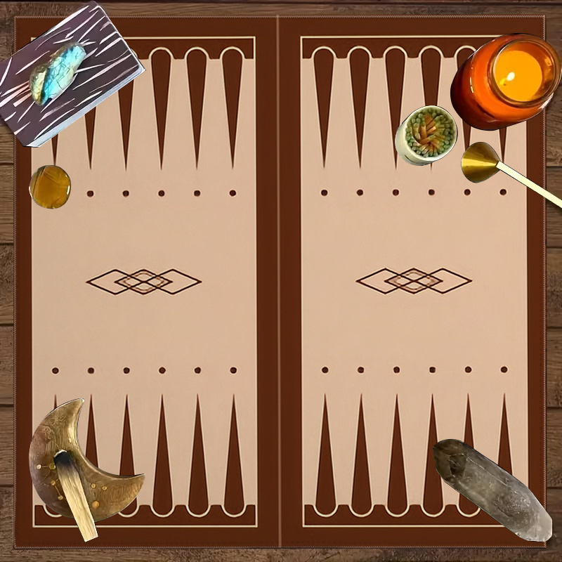 1pc Brown Backgammon Board Pri - Board Game Zenith recension och pris