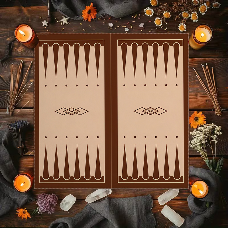 1pc Brown Backgammon Board Pri - Board Game Zenith recension och pris