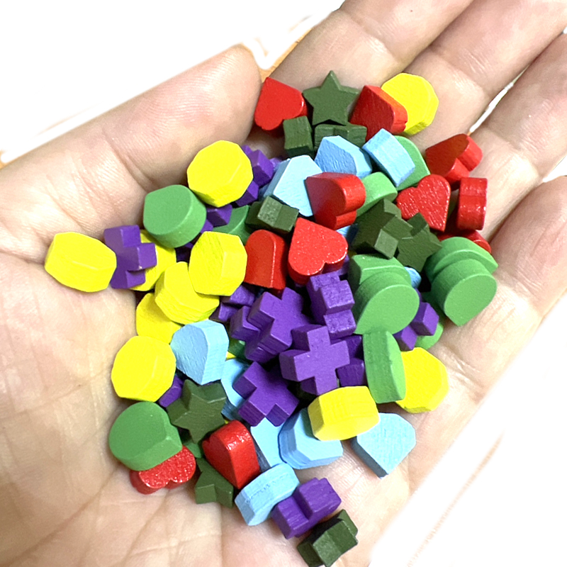 100Pcs 10mm Heart/Diamond/Wate - Board Game Verdant recension och pris