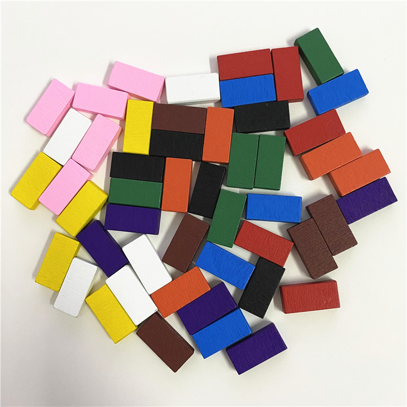 50Pcs 20*10*5mm Colorful Brick - Board Game Impostor recension och pris