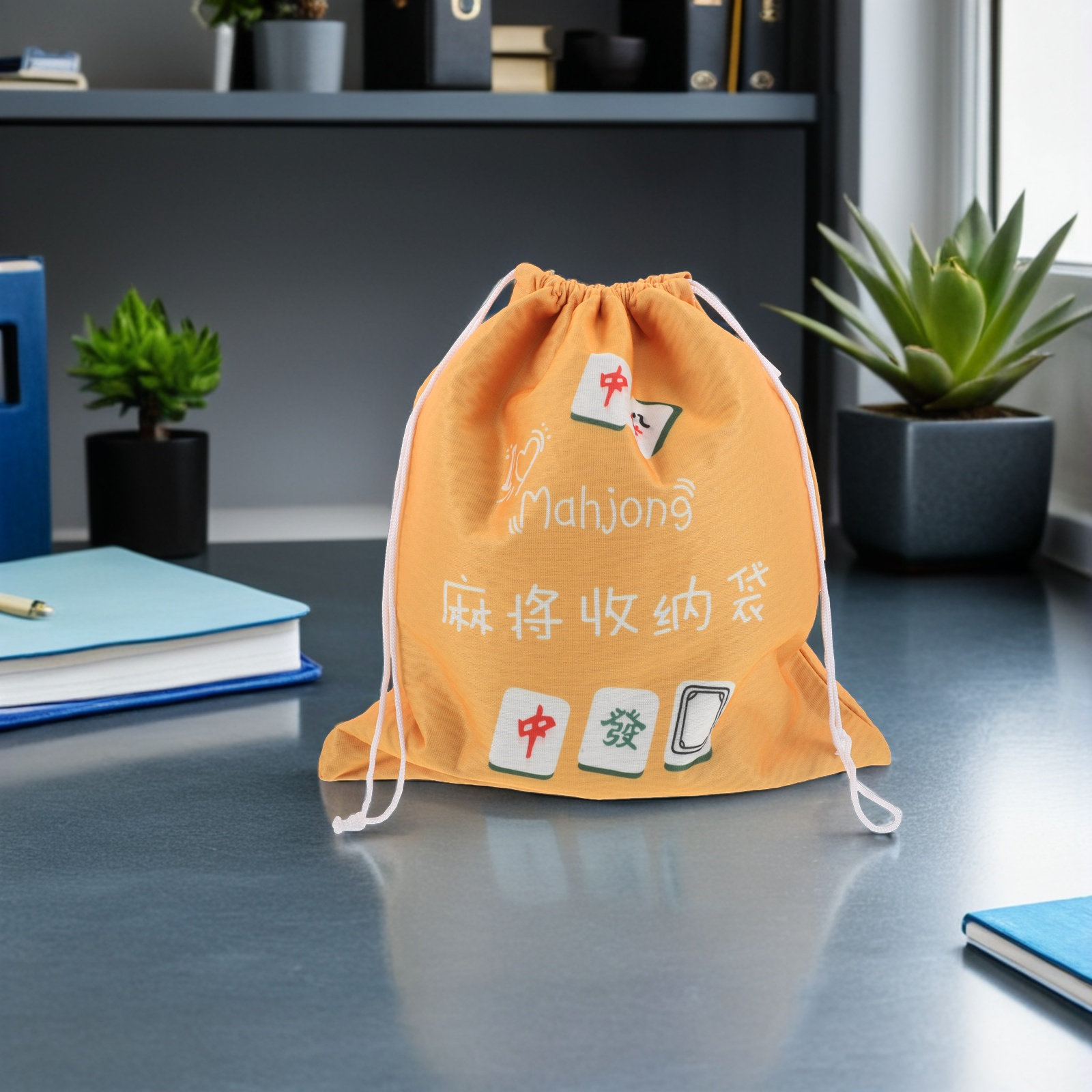Large Drawstring Bag Bags Mahj - Tile Bag Drawstring recension och pris