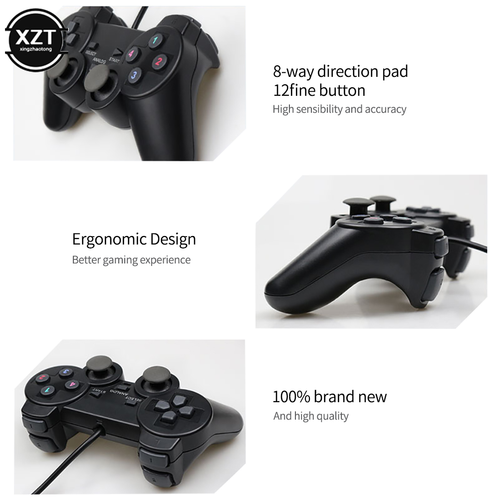 1pcs USB Wired Gamepad Joystic - Board Game Steam recension och pris
