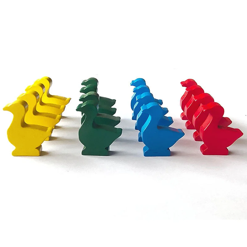 16pcs/set Goose Shaped Wooden  - Chess Set Wooden recension och pris