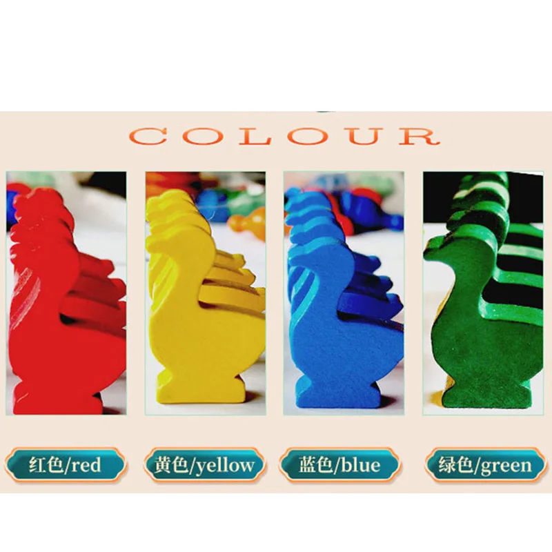 16pcs/set Goose Shaped Wooden  - Chess Set Wooden recension och pris