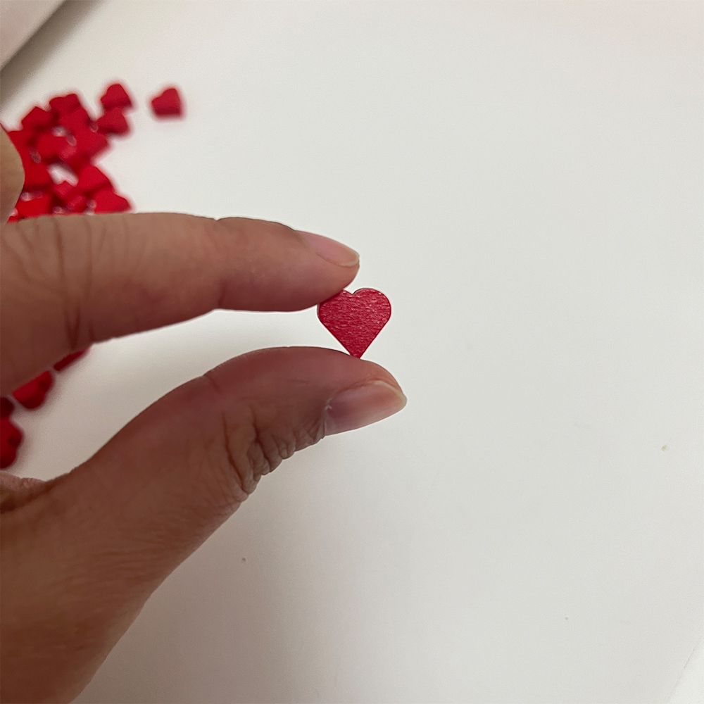 100Pcs 10mm*5mm Red Heart Shap - Board Game Impostor recension och pris