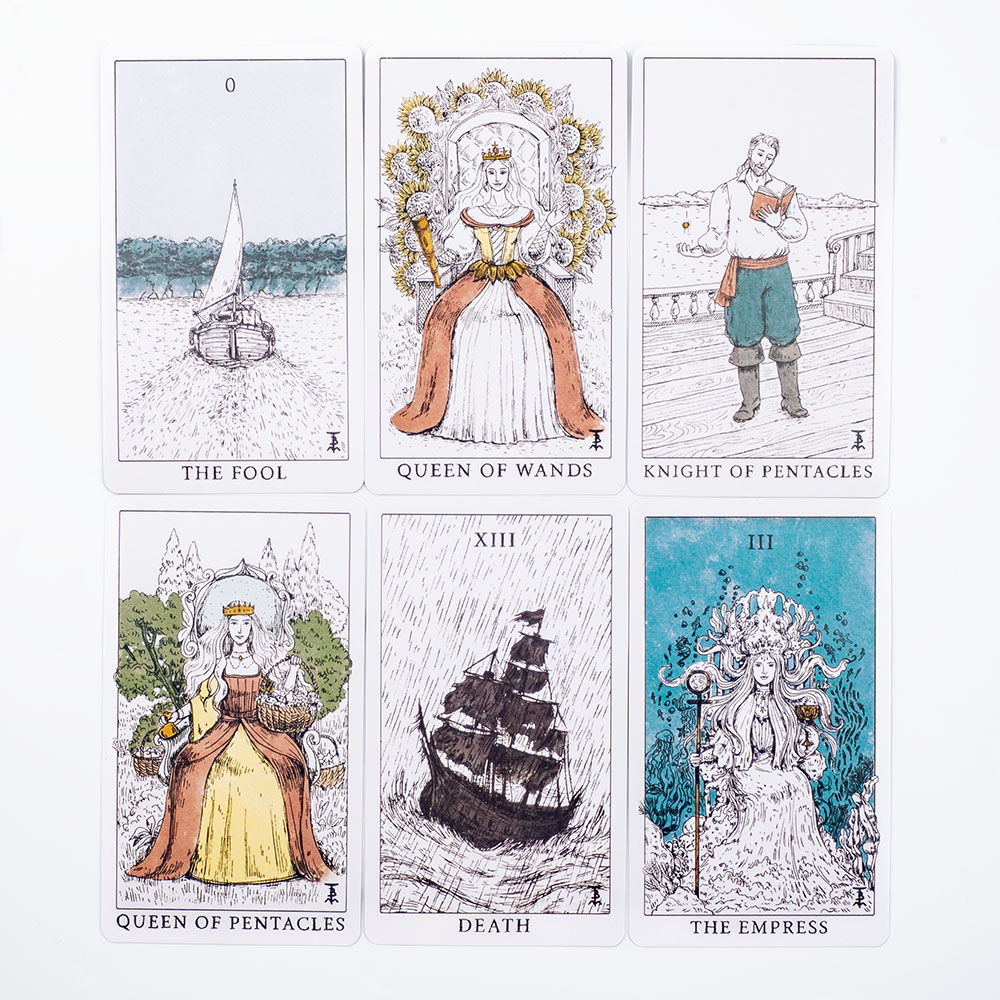 Ocean Themed Tempest Tarot  De - Board Game Design recension och pris