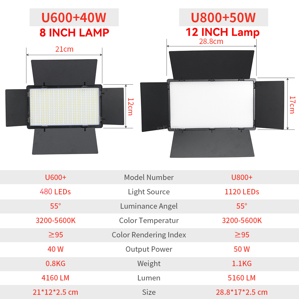 U800 U600 LED Photo Studio Vid - Board Game Video Games recension och pris